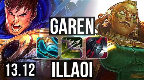 As the prophet of the Great Kraken, she uses a huge, golden idol to rip her foes' spirits from their bodies and shatter their perception of reality. . Garen vs illaoi